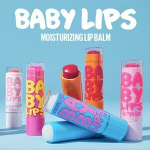 4X Maybelline Baby Lips Hydrating Lip Balm Set NWT NEW